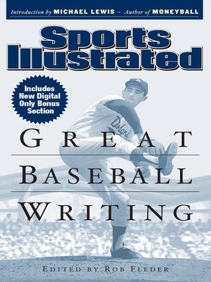 cover image of Sports Illustrated Great Baseball Writing